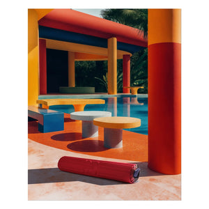 Hercule Studio - Alfombrilla de ejercicios de verano Archy Uchronia | Rojo Marrón