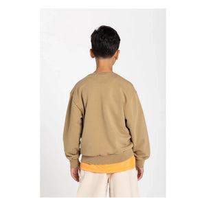 Smallable Kid - Sudadera de algodón orgánico Arlo | Marrón