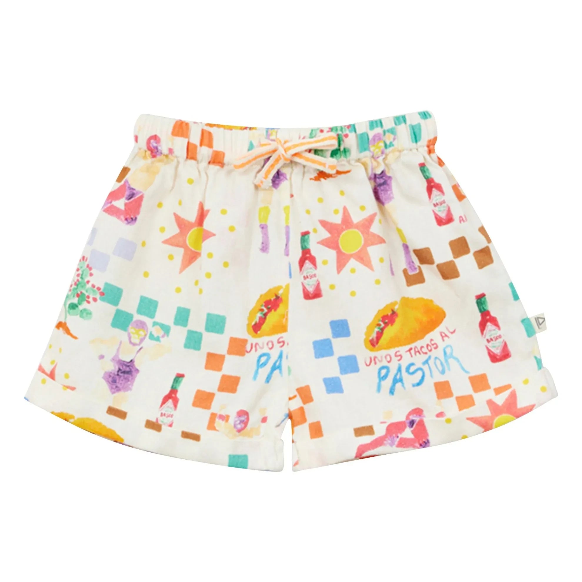 Arsène et Les Pipelettes - Pantalones Cortos Bebé Pastor Voile Popelina | Crudo