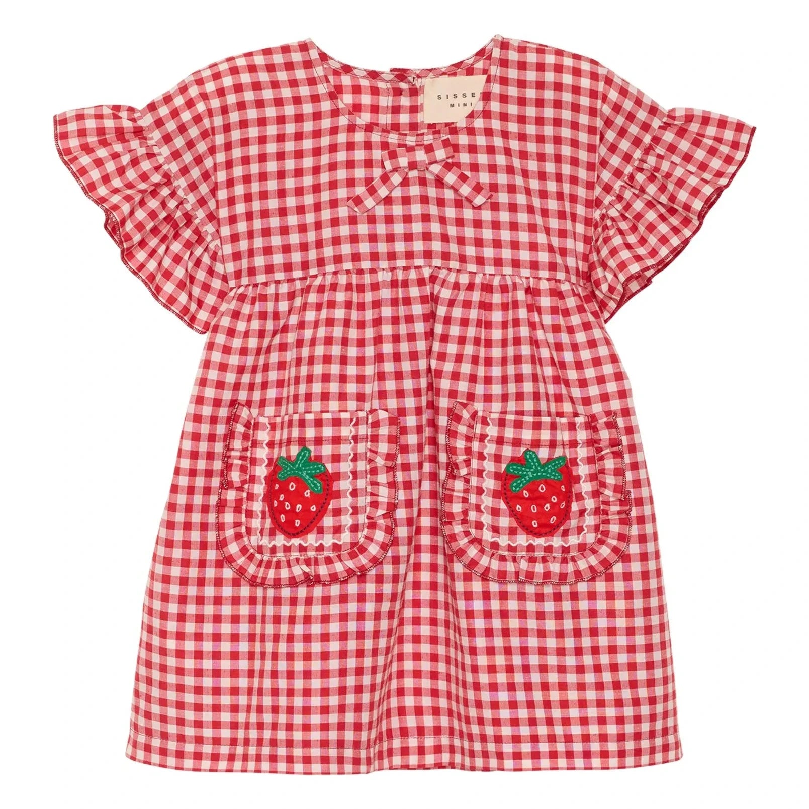 SISSEL EDELBO - Vestido Vichy Ohio - Colección infantil | Rojo