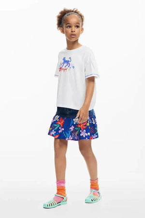 Camiseta de algodón Desigual para niño
