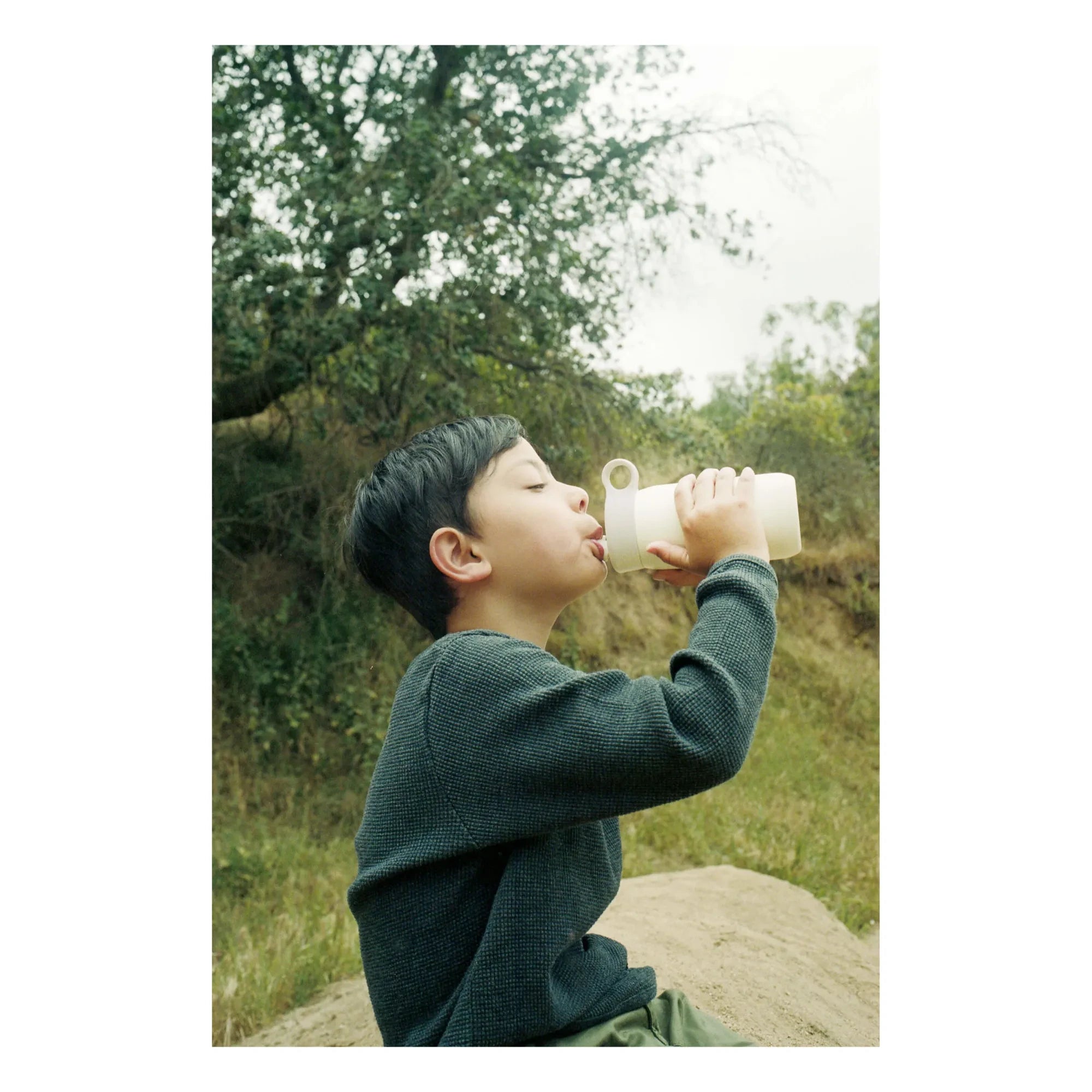Kinto - Vaso Play Tumbler para niños - 300 ml | Blanco