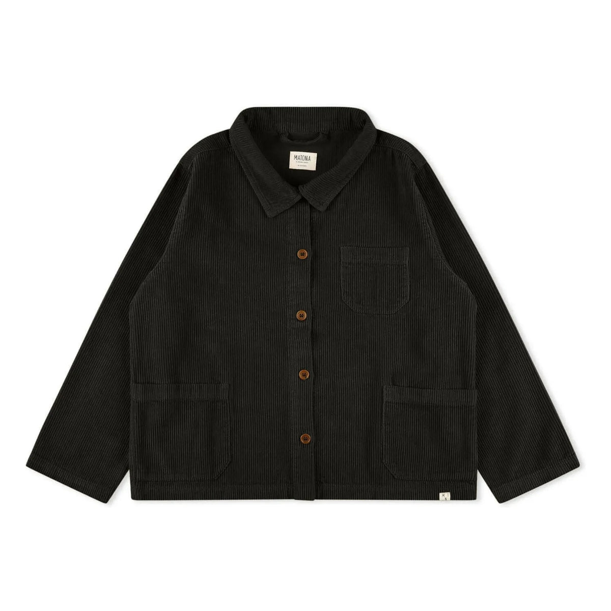 Matona - Chaqueta de Pana de Algodón Orgánico | Negra