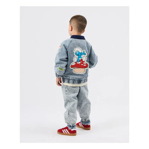 Goldie + Ace - Denim Ceket - Goldie + Ace x Schtroumpfs | Mavi