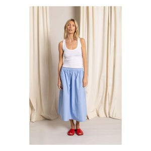 Smallable Woman - Falda de rayas Bruna | Azul claro