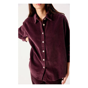 American Vintage - Camisa de algodón Padow | Berenjena
