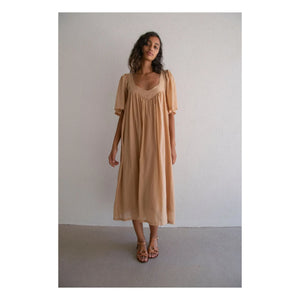THEAVANT - Vestido de algodón de voile Jade | Ámbar