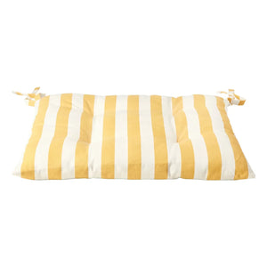 Broste Copenhagen - Cojín de Silla de Algodón Franca | Amarillo Girasol