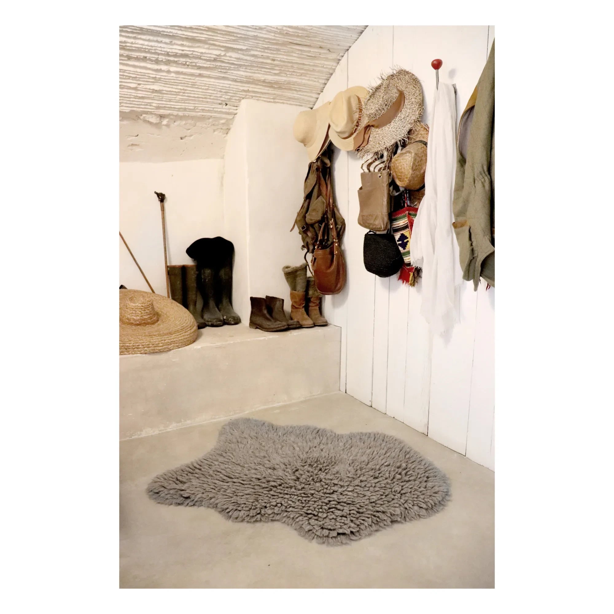 Lorena Canals - Alfombra de lana gris