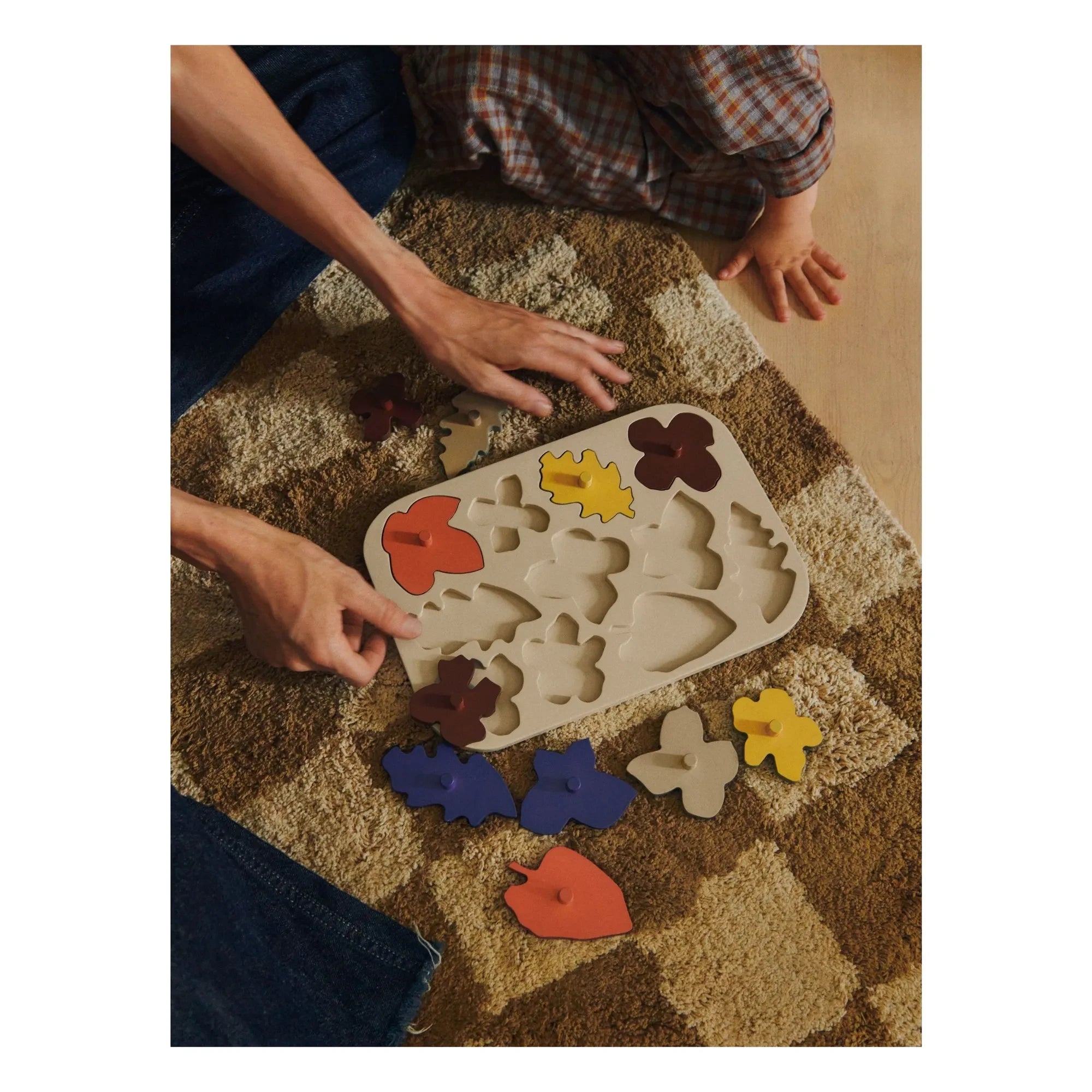 Ferm Living Kids - Puzle de madera Poetry