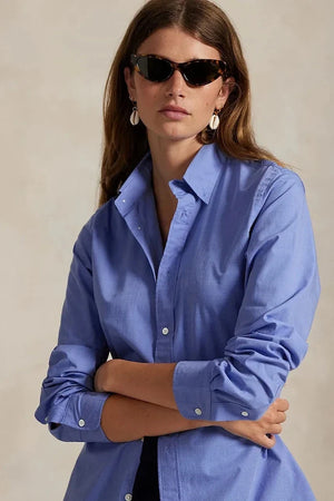 Camisa de algodón con elastano Polo Ralph Lauren para mujer