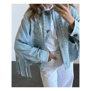 SISSEL EDELBO - Chaqueta vaquera Christer | Azul