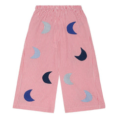 SISSEL EDELBO - Pantalón Saxo a Rayas - Colección Infantil | Rojo