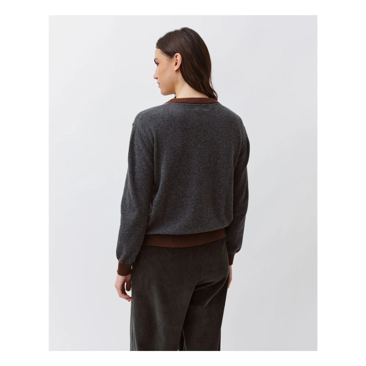 Diega - Jersey de Lana "Pasteo" | Gris
