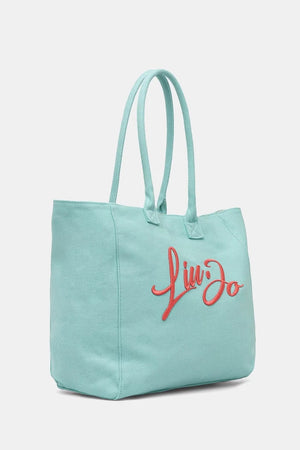 Bolso de playa de algodón para mujer Liu Jo