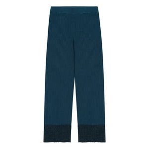 FUB - Pantalones acanalados High Twist | Azul