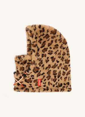 Hello Hossy - Warmy Leopardo balaclava | Beige