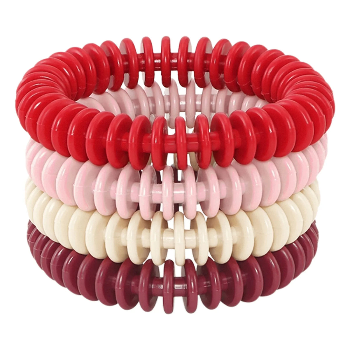 Petites Pommes - Anillos de buceo Albert - Juego de 4 | Rojo
