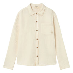Cozmo - Camisa Gasa Peter Cotton | Ivory