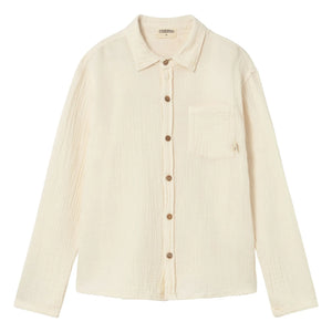 Cozmo - Camisa Gasa Peter Cotton | Ivory
