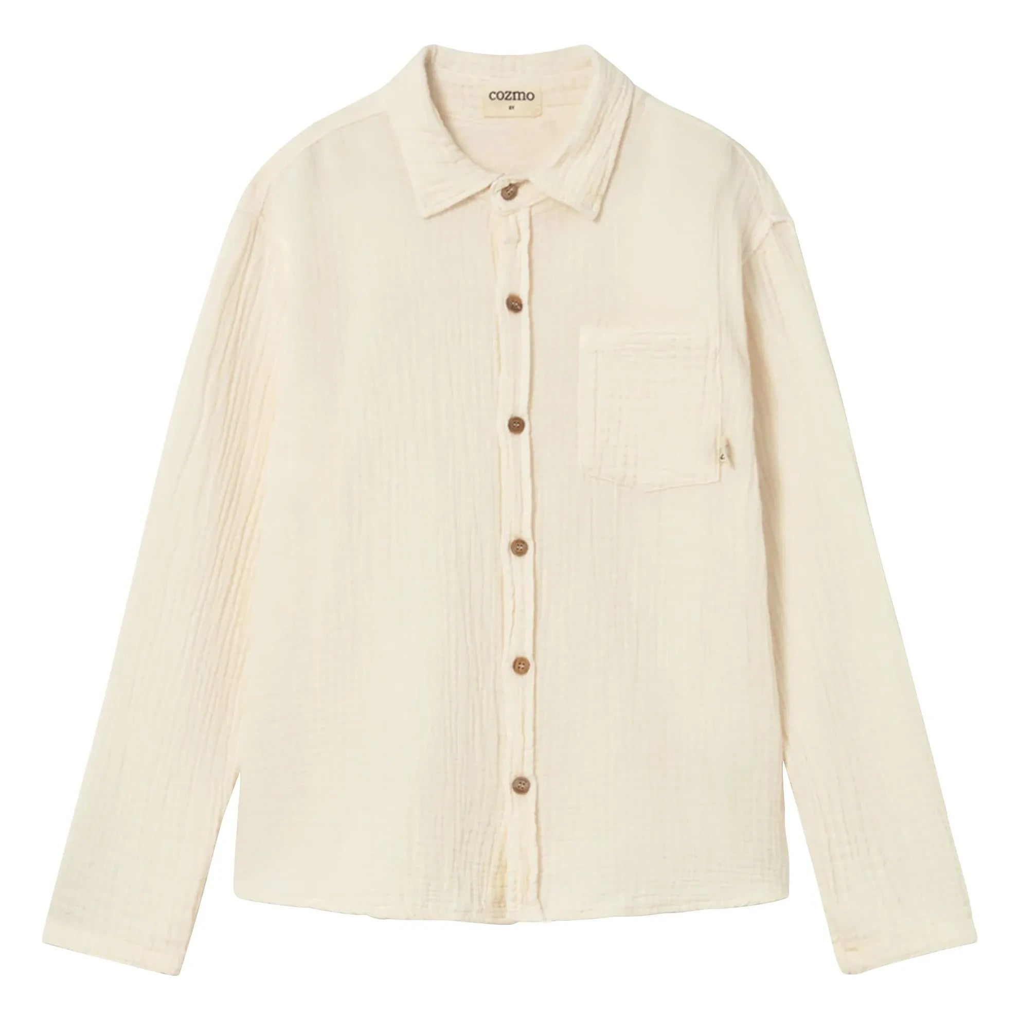 Cozmo - Camisa Gasa Peter Cotton | Ivory