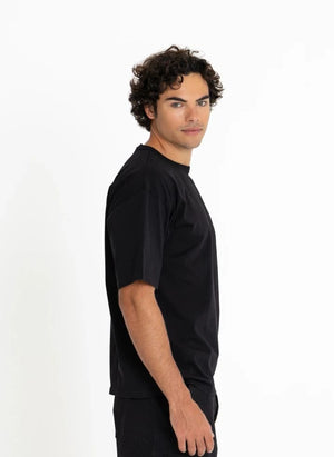Smallable Man - Solal Camiseta de Algodón Orgánico | Negro