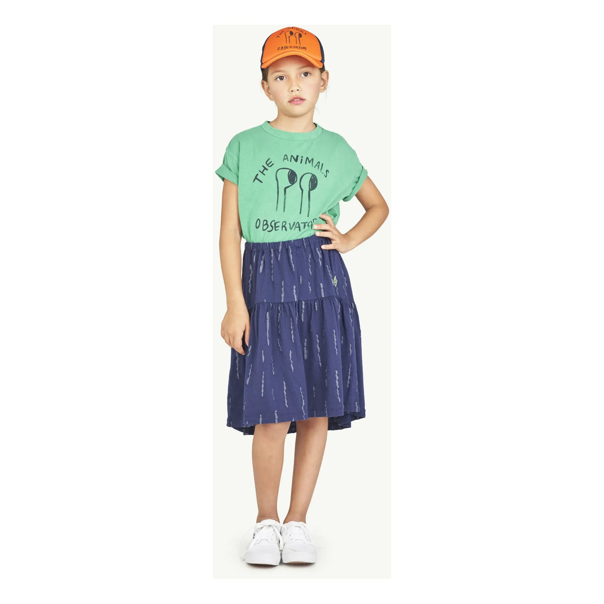 The Animals Observatory - Falda jersey Bird | Azul marino