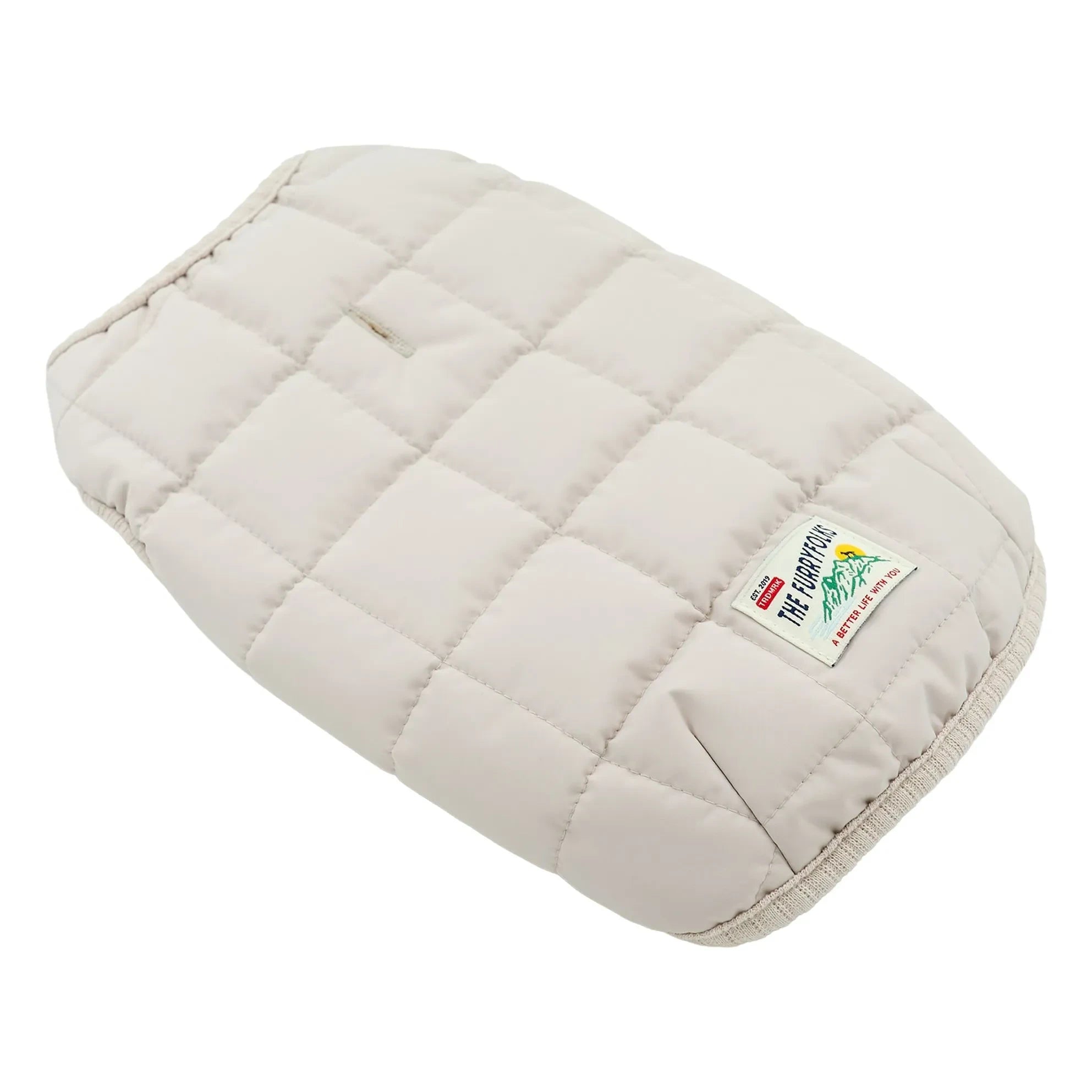 The Furry Folks - Chaqueta acolchada reversible | Gris