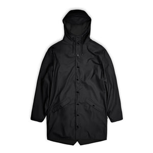 Rains - Gabardina larga unisex impermeable | Negro