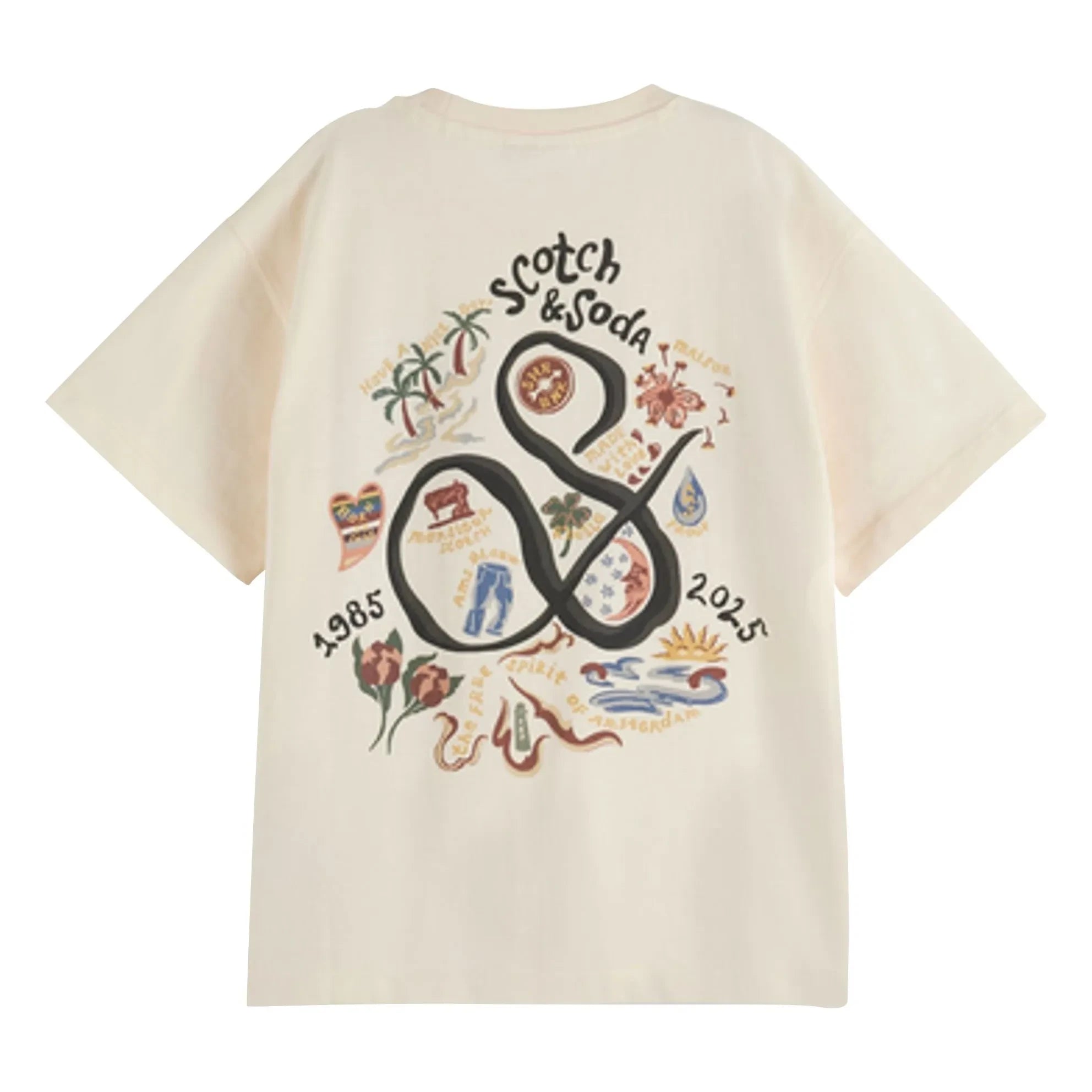 Scotch & Soda - Camiseta 40 Aniversario | Crudo
