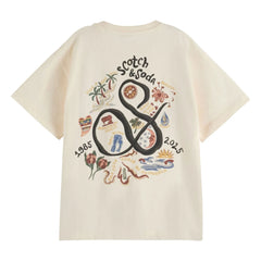 Scotch & Soda - Camiseta 40 Aniversario | Crudo
