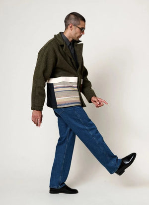 Homecore - Chaqueta Swit de Lana | Haki