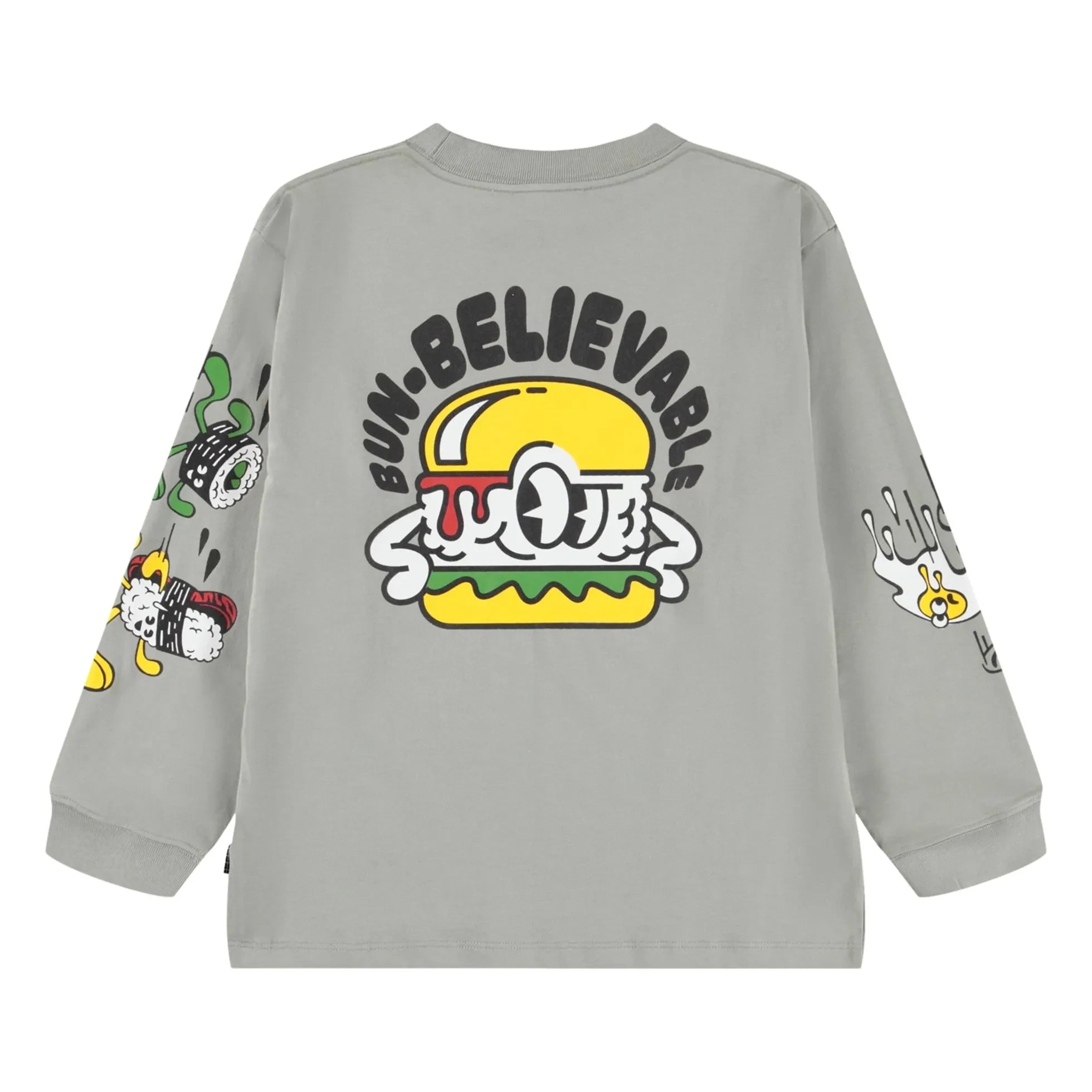 Camiseta de comida divertida Molo - Rube de algodón orgánico | Gris