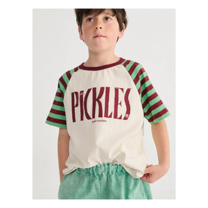Bobo Choses - Camiseta de Algodón Orgánico Pickles | Blanco