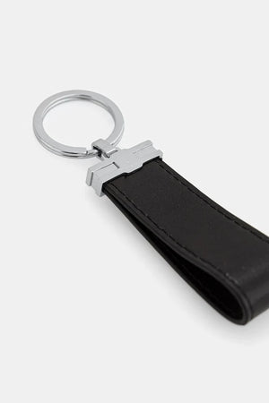 Llavero Maserati de cuero para hombre sin piedras - CUERO RECICLADO