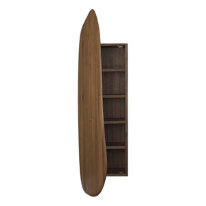 Ferm Living - Armario de pared Feve | Nogal