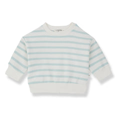 1+ in the family - Sudadera Marroig a rayas | Verde almendra