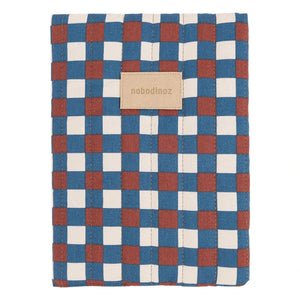 Nobodinoz - Funda de libro sanitario Hyde Park Mosaic | Azul