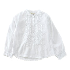 Longlivethequeen - Blusa fruncida | Blanco