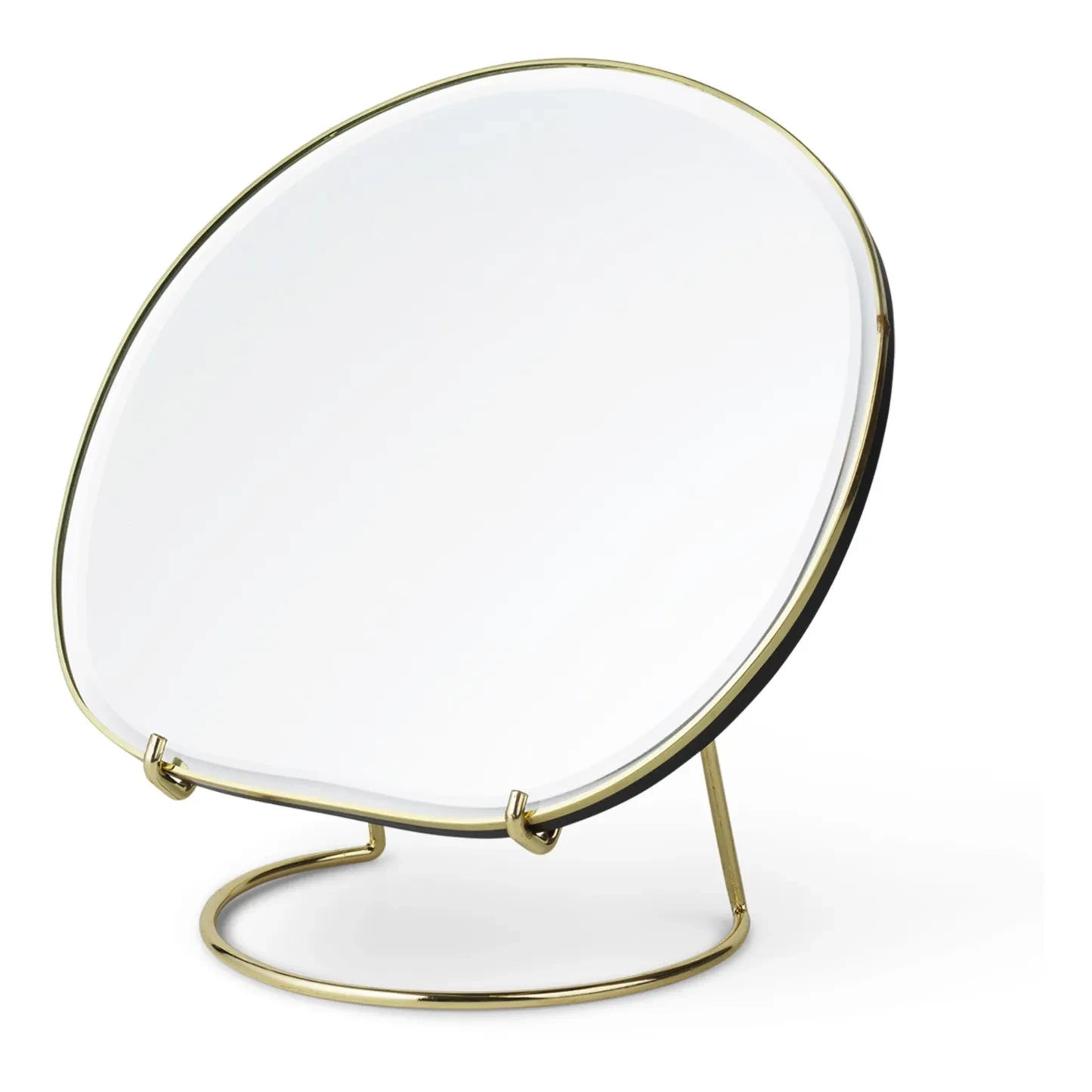 Ferm Living - Espejo de mesa dorado