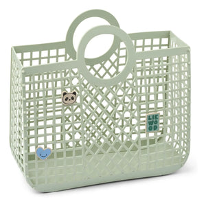 Liewood - Cesta Bloom Charms Fibras Recicladas | Turquesa