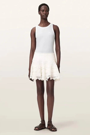 AllSaints Falda de algodón LILLITH