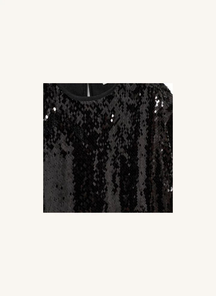 Sofie Schnoor - Felucasy Blusa con lentejuelas | Negro