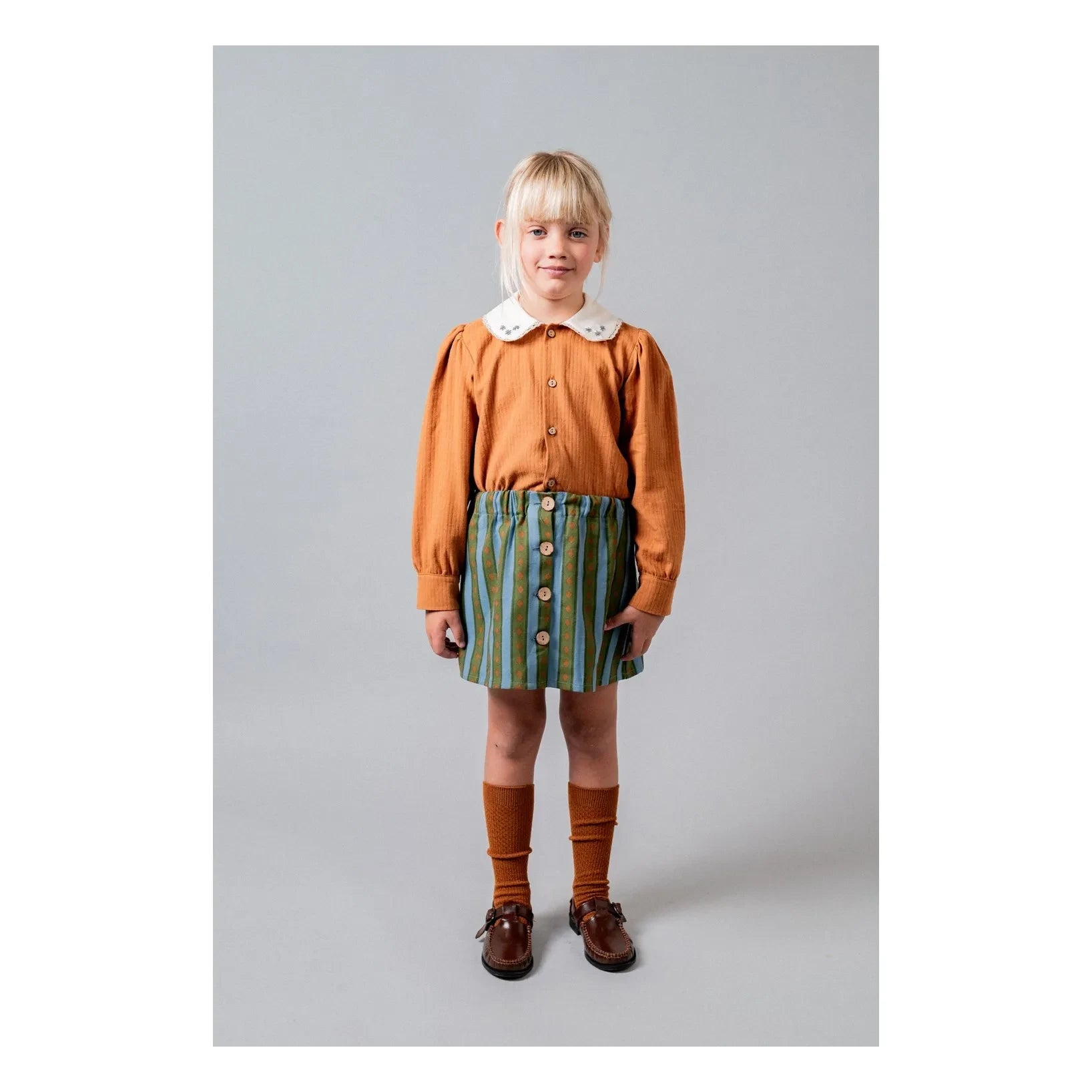 birinit - Falda Rayas Levante | Verde