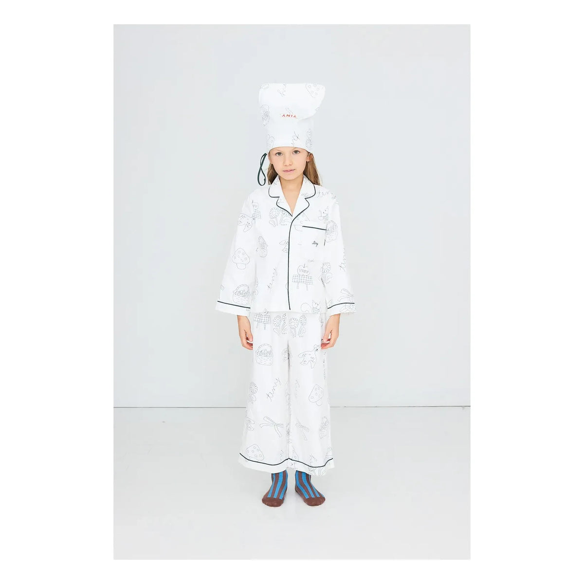 Tinycottons - Apple Pijama | Beyaz