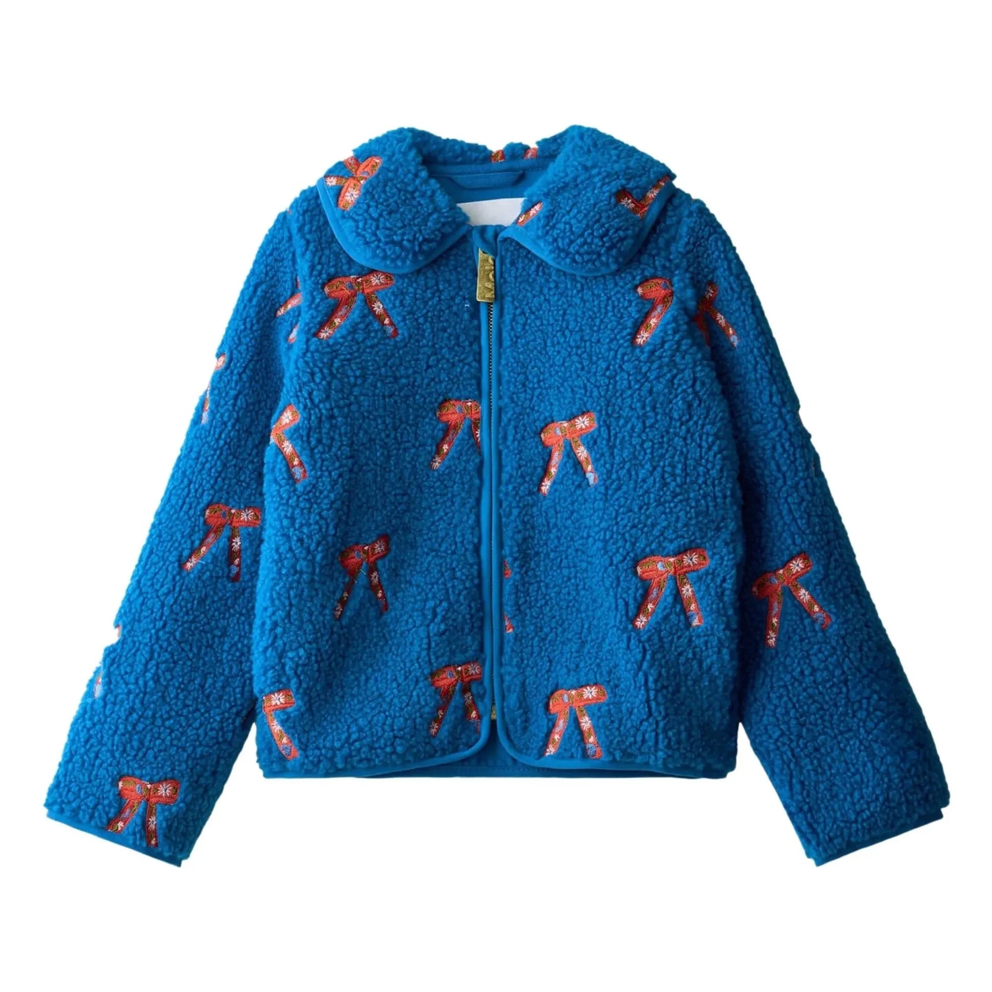 Molo - Chaqueta con cuello anudado Unna | Azul eléctrico
