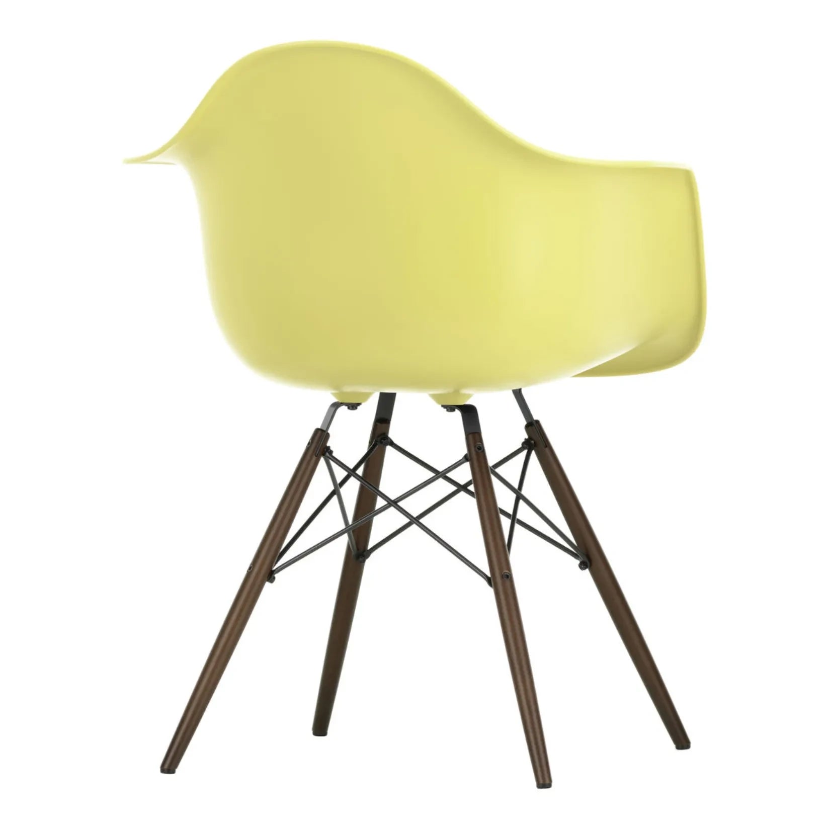 Vitra - Silla DAW - base de arce - Charles & Ray Eames | Amarillo limón