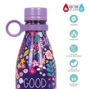 Legami - Termo al vacío de 800 ml - Flores - Caliente & Frío