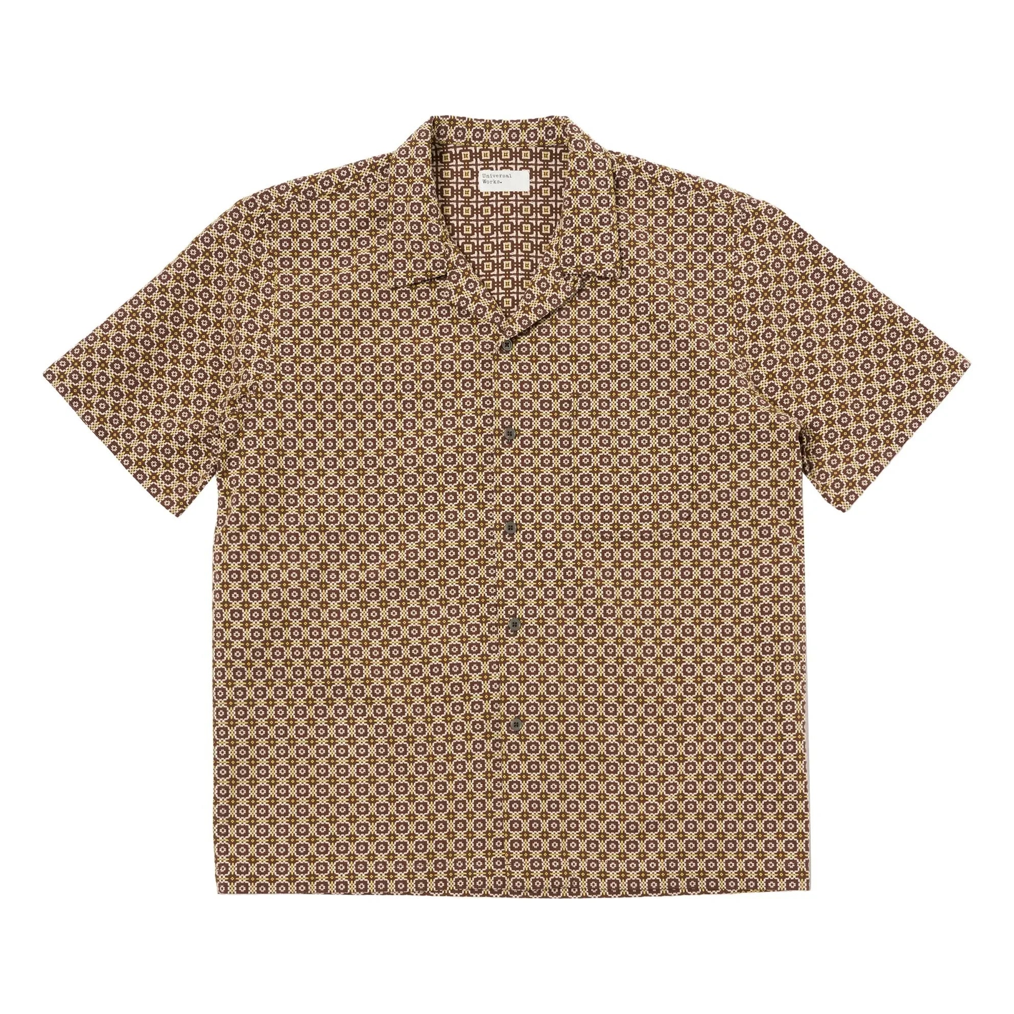 Universal Works - Camisa de carretera marrón