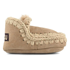 Mou - Zapatillas de estar por casa de ante estilo esquimal | Camel